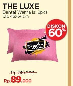Promo Harga THE LUXE Pillow 48x64cm per 2 pcs - Courts