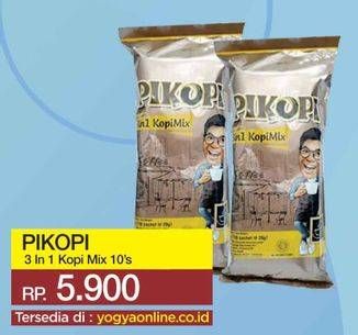 Promo Harga Pikopi 3 in 1 Kopi Mix 10 pcs - Yogya