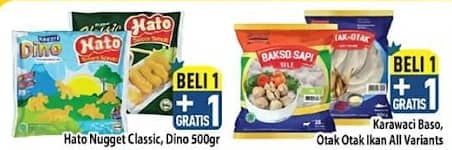 Promo Harga Hato Nugget Classic, Dino 500 gr - Hypermart