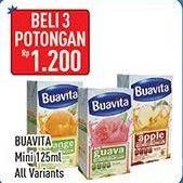 Promo Harga BUAVITA Fresh Juice All Variants 125 ml - Hypermart