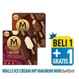 Promo Harga Walls Magnum Mini per 6 pcs 45 ml - Hypermart