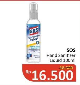 Promo Harga SOS Hand Sanitizer 100 ml - Alfamidi