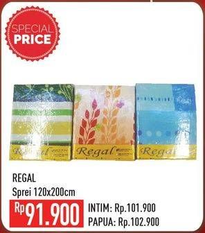 Promo Harga REGAL Sprei 120 X 200  - Hypermart