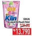 Promo Harga SO KLIN Liquid Detergent + Anti Bacterial Red Perfume Collection, + Softergent Pink 750 ml - Hypermart