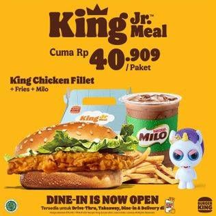 Promo Harga BURGER KING Menu  - Burger King