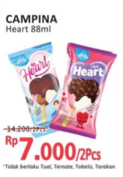 Promo Harga Campina Heart 85 ml - Alfamidi