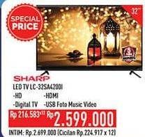 Promo Harga SHARP LC-32SA4200i | LED TV  - Hypermart