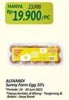Promo Harga Sunny Farm Egg Telur Ayam Rendah Kolesterol 10 pcs - Alfamidi