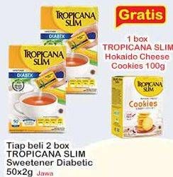 Promo Harga TROPICANA SLIM Sweetener Diabtx 50 pcs - Indomaret