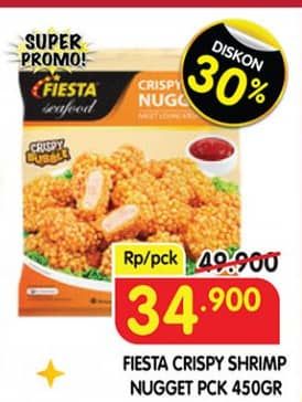 Promo Harga Fiesta Naget Crispy Shrimp 450 gr - Superindo