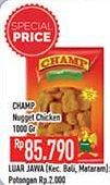 Promo Harga CHAMP Nugget Chicken Nugget 1000 gr - Hypermart