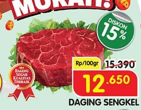 Promo Harga Daging Sengkel (Shankle) per 100 gr - Superindo