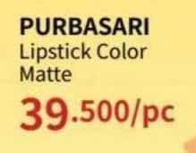 Promo Harga Purbasari Lipstick Color Matte 4 gr - Guardian