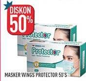 Promo Harga Wings Care Protector Daily Masker Kesehatan 50 pcs - Hypermart