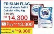 Promo Harga Frisian Flag Susu Kental Manis Putih, Cokelat 490 gr - Indomaret