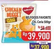 Promo Harga Belfoods Nugget Chicken Nugget Ceria 500 gr - Hypermart