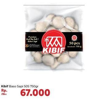 Promo Harga KIBIF Bakso Sapi 750 gr - Carrefour