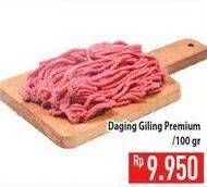 Promo Harga Daging Giling Sapi Premium per 100 gr - Hypermart