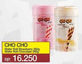 Promo Harga CHO CHO Wafer Stick Strawberry, Chocolate 260 gr - Yogya