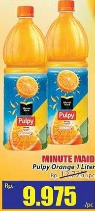 Promo Harga MINUTE MAID Juice Pulpy Orange 1 ltr - Hari Hari