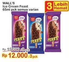 Promo Harga WALLS Feast All Variants 65 ml - Indomaret