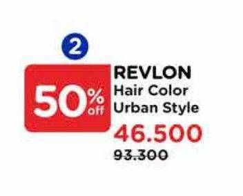 Promo Harga Revlon Hair Color Urban Style 26 Choco Raspberry, Urban Style 52 Rose Sorbet  - Watsons