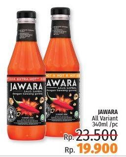 Promo Harga JAWARA Sambal All Variants 340 ml - LotteMart