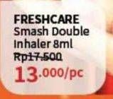 Promo Harga Fresh Care Minyak Angin Aromatherapy Double Inhaler + Roll On 8 ml - Guardian