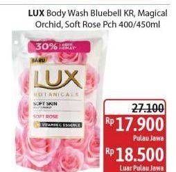 Promo Harga LUX Botanicals Body Wash Soft Rose, Blue Bell, Magical Orchid 400 ml - Alfamidi