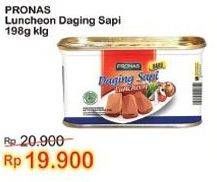 Promo Harga PRONAS Daging Sapi Luncheon 198 gr - Indomaret