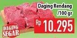 Promo Harga Daging Rendang Sapi per 100 gr - Hypermart