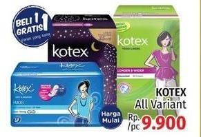 Promo Harga KOTEX All Variant  - LotteMart