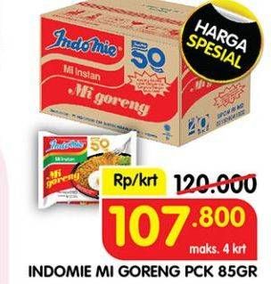 Promo Harga Indomie Mi Goreng per 40 pcs 85 gr - Superindo