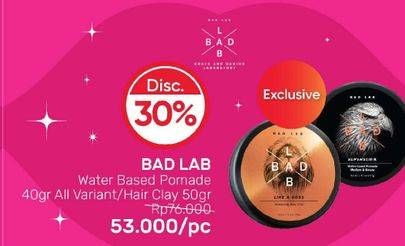 Promo Harga BAD LAB Pomade/ Hair Clay  - Guardian
