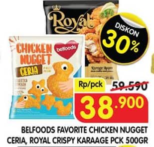 Promo Harga Belfoods Nugget/Royal Crispy Karaage  - Superindo