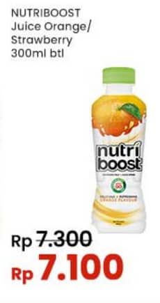 Promo Harga Minute Maid Nutriboost Orange, Strawberry 300 ml - Indomaret