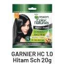 Promo Harga GARNIER Hair Color 1.0 Hitam 20 gr - Alfamart