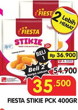 Promo Harga Fiesta Naget Stikie 500 gr - Superindo