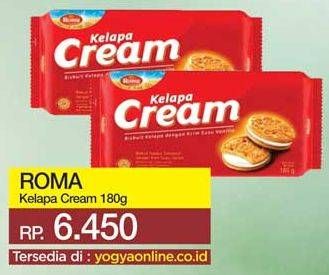 Promo Harga ROMA Kelapa Cream 180 gr - Yogya