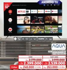 Promo Harga Aqua LE32AQT6600G | LED TV Kosong  - Lotte Grosir