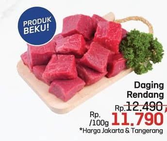 Promo Harga Daging Rendang Sapi per 100 gr - LotteMart