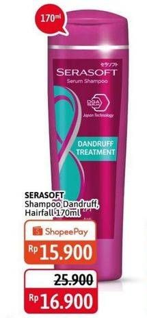 Promo Harga SERASOFT Shampoo Anti Dandruff, Hairfall Treatment 170 ml - Alfamidi