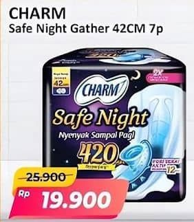 Promo Harga Charm Safe Night Gathers 42cm 7 pcs - Alfamart