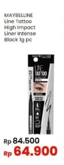 Promo Harga Maybelline Line Tattoo High Impact Liner Intense Black 1 gr - Indomaret