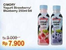 Promo Harga CIMORY Yogurt Drink Strawberry, Blueberry 250 ml - Indomaret