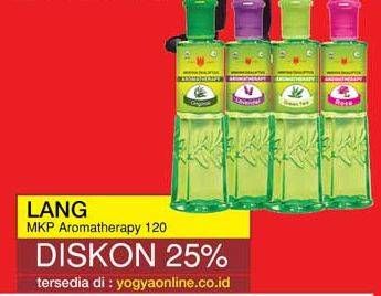 Promo Harga CAP LANG Minyak Kayu Putih Aromatheraphy Reguler 120 ml - Yogya