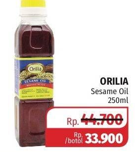 Promo Harga ORILIA Sesame Oil 250 ml - Lotte Grosir