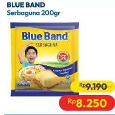 Promo Harga Blue Band Margarine Serbaguna 200 gr - Hypermart