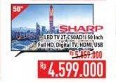 Promo Harga SHARP 2T-C50AD1i Full-HD 50"  - Hypermart