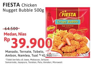 Promo Harga Fiesta Naget Crispy Bubble 500 gr - Alfamidi